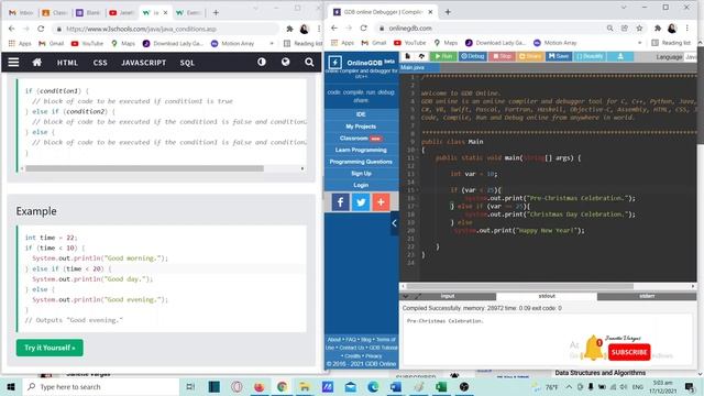 JAVA Tutorial: ElseIf AND Short Hand If...Else (Ternary Operator) PART02 | Janette Vargas смотреть онлайн