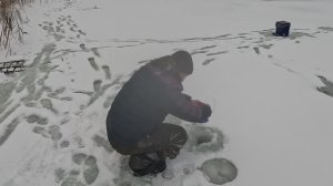 Первый лёд!!! Сезон открыт!!! Рыбалка на щуку и окуня.