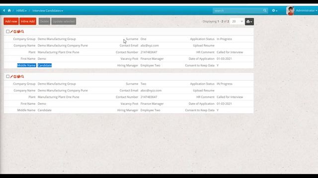How to schedule and monitor Interview sessions in HRMS Portal. смотреть онлайн