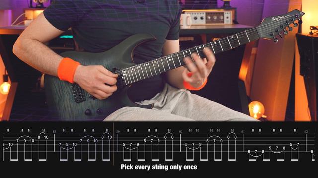 Legato Exercises on Guitar - 10 minute workout for Hammer-On смотреть онлайн