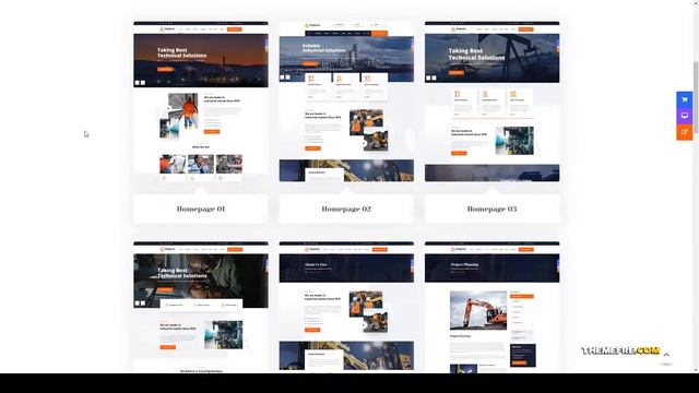 Kingstrox - Factory and Industrial Business WordPress Theme machinery 12 Easy Create Website смотреть онлайн