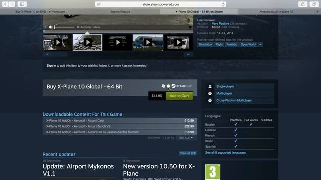 X-Plane 10: Buying Options / Digital vs DVD's смотреть онлайн