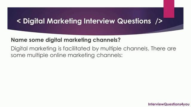 digital marketing latest interview question and answers digital marketing смотреть онлайн