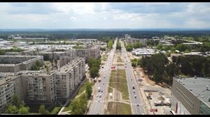 Ангарск с высоты птичьего полета (путешествие по улицам Ангарска)