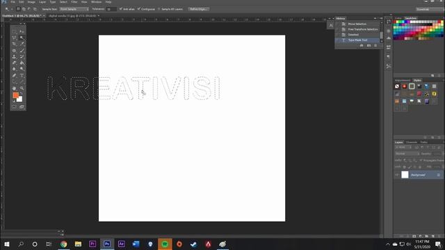 Membuat Clipping mask dengan Adobe Photoshop CS 6 смотреть онлайн