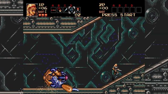Contra: the Hard Corps (j), Sheena, no damage, путь 1-1. Прохождение (walkthrough) смотреть онлайн