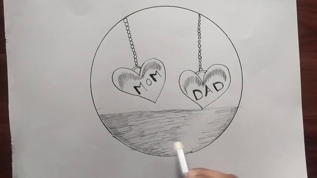 ❤️❤️?How To Draw MOM And DAD carcal drawing with scenery love you ❤️❤️❤️ смотреть онлайн