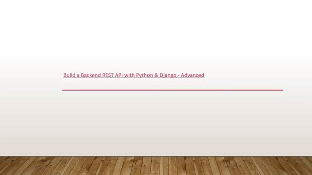 2. Django Rest Framework Project with Test Driven Development смотреть онлайн