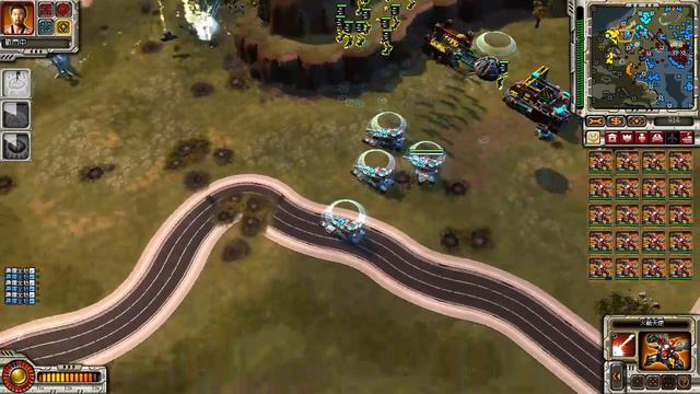 C&C Red Alert 3 - Remix - 1 + 2 Hard AI vs. 3 Brutal AI - Dalian Bay смотреть онлайн