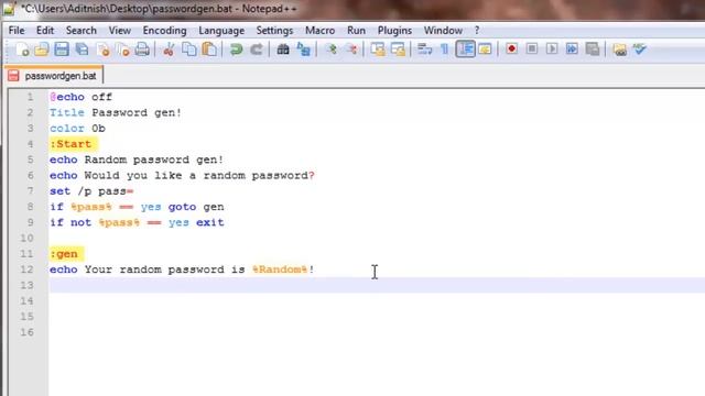 Batch Tutorial: Making a Random Password Generator (Numbers Only) смотреть онлайн