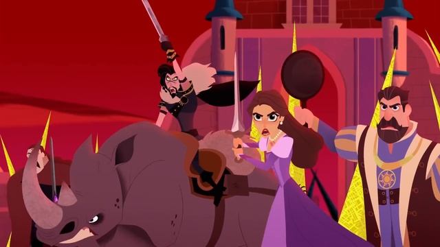 Cass And Rapunzel Make Up ?| Rapunzel's Tangled Adventure | Disney Channel