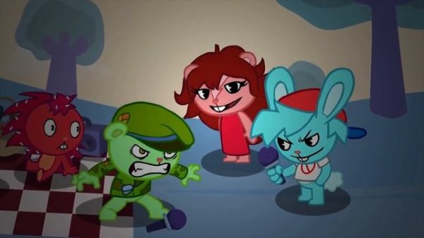 FNF Character Test | Gameplay VS Playground | Happy Tree Funkers, Flippy Evolution