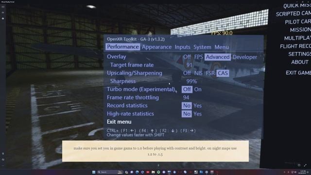 OpenXR Tool kit version 1.3.2 IL2 great Battles VR play and some of best settings for immersion. смотреть онлайн