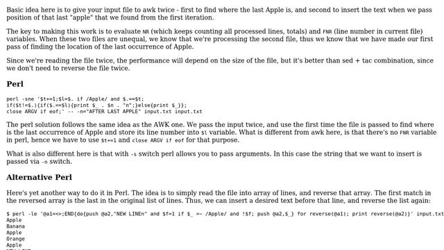 Ubuntu: I would like to insert new string at last line staring with some text using sed, смотреть онлайн