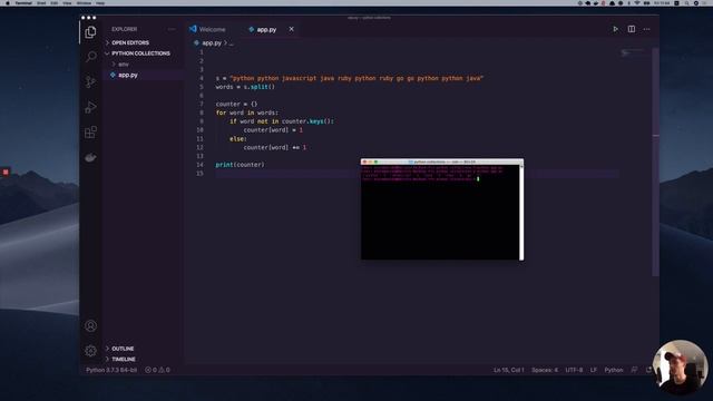 Python Collections - How to use Counter смотреть онлайн