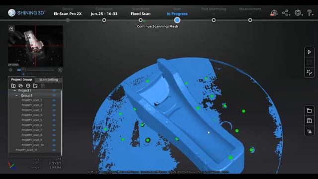 3D Scanning Mechanical Parts for Reverse Engineering with Shining 3D Einscan Pro2X Scanner смотреть онлайн