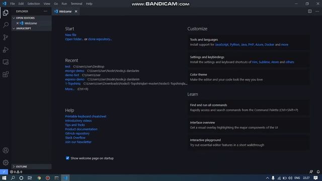 1-dars JavaScriptda dasturlash muhitini sozlash смотреть онлайн