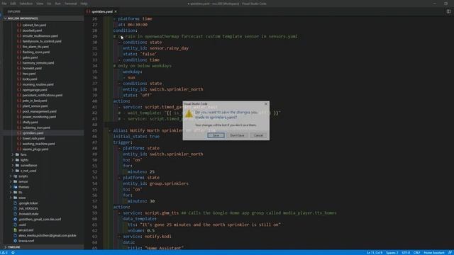 Home Assistant VSCode Config add-on Tutorial смотреть онлайн