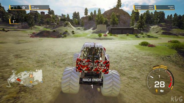 Monster Jam Steel Titans 2 - Northern Nightmare Inverse - Gameplay (PC UHD) [4K60FPS] смотреть онлайн