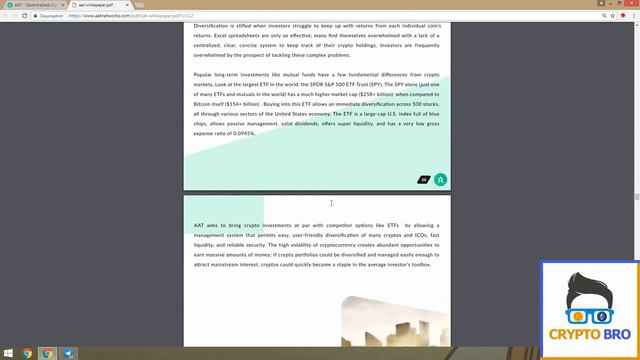 Разбор ICO AAT от CRYPTO BRO | Что интересного в Whitepaper? смотреть онлайн