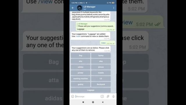 Telegram new bot for online shopping alerts through keywords смотреть онлайн