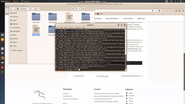 How to solve Error E: unable to locate package in Kali Linux смотреть онлайн