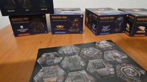Распаковка настольной игры - Pacific Rim: Extinction (база + допы 1 волны)