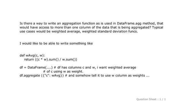 Pandas : Pandas DataFrame aggregate function using multiple columns смотреть онлайн