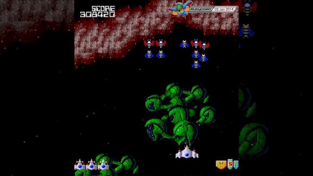 Galaga '90 (1989, PC-Engine) - 6 of 8: Red Dimension 2 [720p] смотреть онлайн