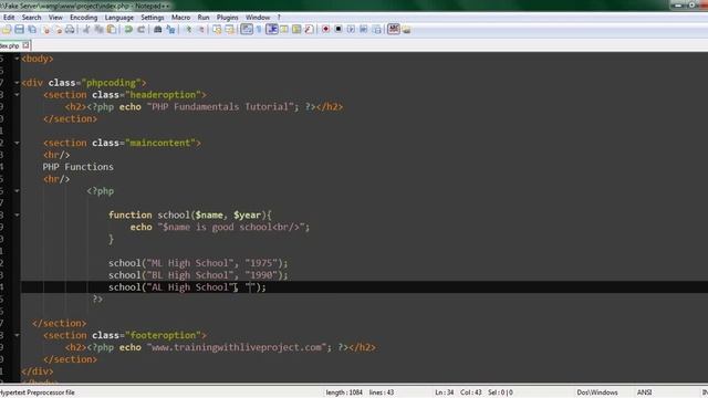 PHP Fundamentals Bangla Tutorial Part-21 (Functions) смотреть онлайн