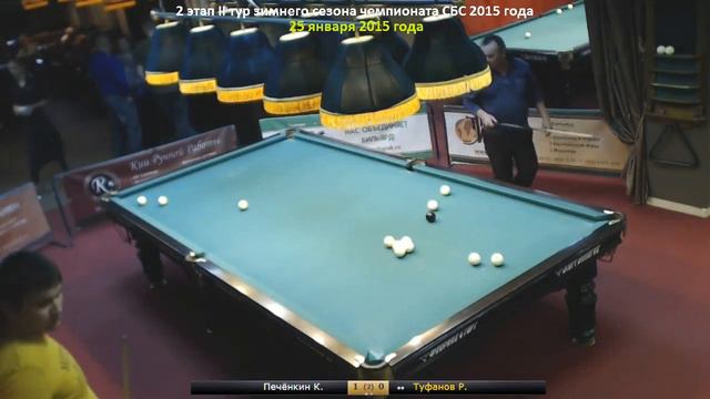 Печенкин К. - Туфанов Р. 2 этап II тура зимнего сезона чемпионата СБС 2015 года. смотреть онлайн