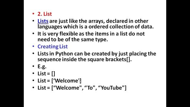 Data Types In Python смотреть онлайн