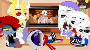 Undertale react to Dust Sans memes ( 1/9 ) (Gacha nox//Gacha club)