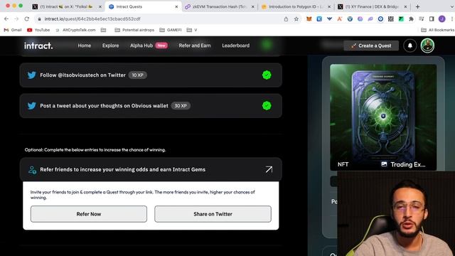 Polygon zkEVM Airdrop | Week 2 Intract Tutorial смотреть онлайн