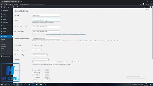 How to Change Site Title & Tagline on Wordpress! смотреть онлайн