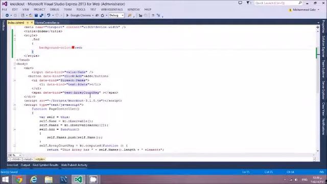 Knockout JS css binding смотреть онлайн