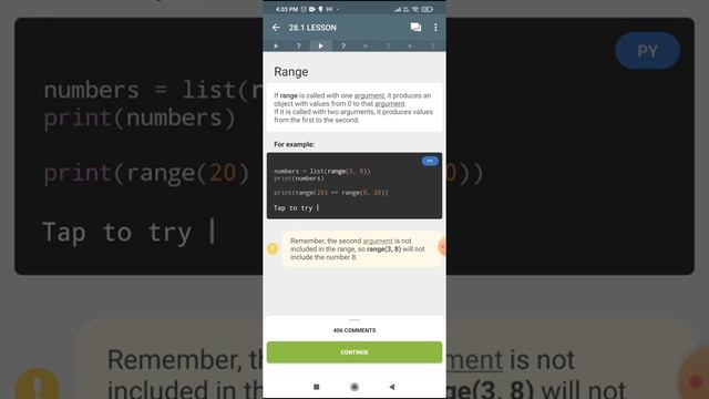 Telugu Python range function смотреть онлайн