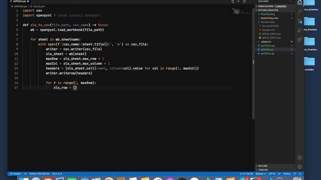 How To Convert Excel Sheets To CSVs In Python смотреть онлайн