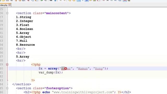 PHP Fundamentals Bangla Tutorial Part-06 (PHP Data Types) смотреть онлайн