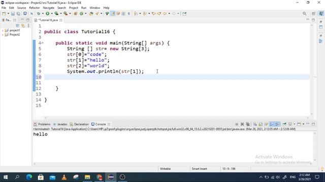 Array of String Java| Java Beginners Tutorial #16 смотреть онлайн