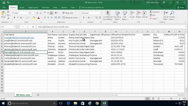 Office 365 from Scratch – Import Users from CSV смотреть онлайн