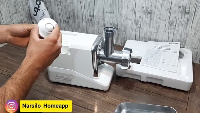 بررسی و جعبه گشایی چرخ گوشت پاناسونیک ژاپن مدل Mk1800 غول بی رقیب смотреть онлайн