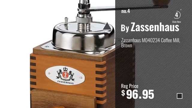 Top 10 Zassenhaus Coffee Grinders [2018]: Zassenhaus "Santiago" Mahogany Beech Wood Manual Coffee смотреть онлайн