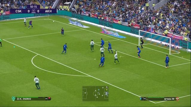 Карьера за игрока в PES 21. ЦСКА - Ахмат. Лидеры уже недосягаемы