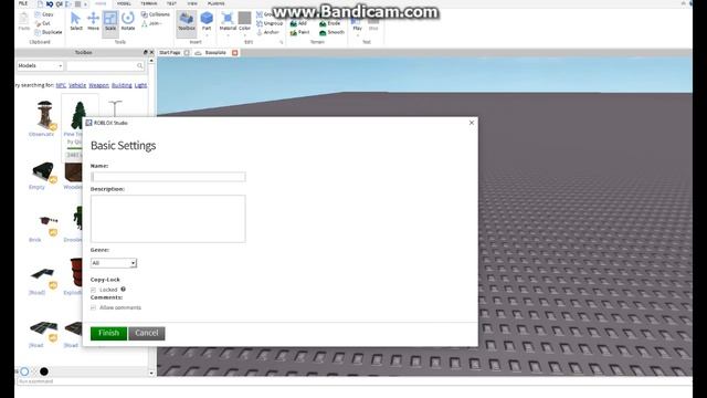 Как создать свою модель и выложить её в TOOLBOX в Roblox Studio? смотреть онлайн