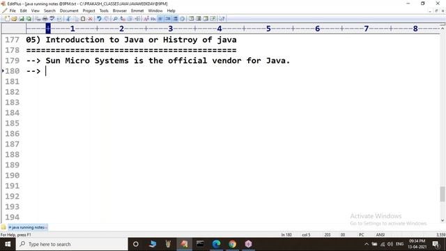 CORE JAVA tutorials || Demo - 2 || by Mr. Prakash Babu On 13-04-2021 @9PM IST смотреть онлайн