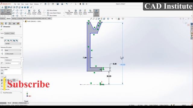 Pulley design in Solidworks || How to make a pulley in Solidworks || CAD Institute смотреть онлайн
