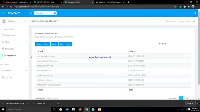 DBMS project on blog management system using PHP смотреть онлайн