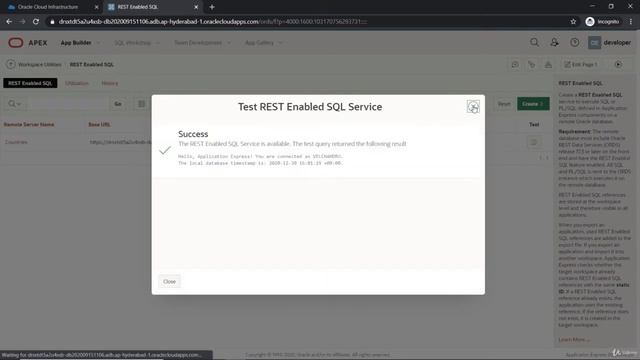 Consuming the Service in Another Database in Apex - Oracle REST Data Services (ORDS) - Apex Rest AP смотреть онлайн