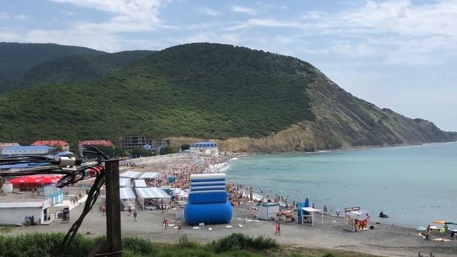 Море. На пляже АНШЛАГ. Река течёт в море! #переезднаюг#натухаевская#сукко смотреть онлайн
